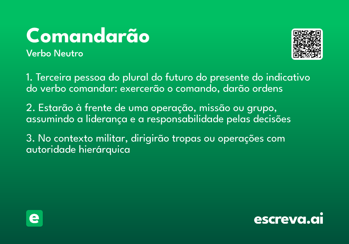 comandarão