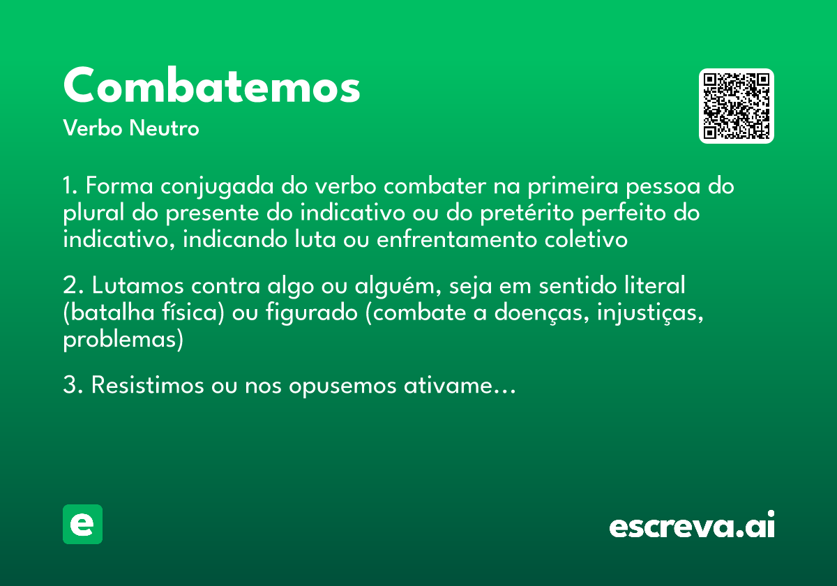 combatemos