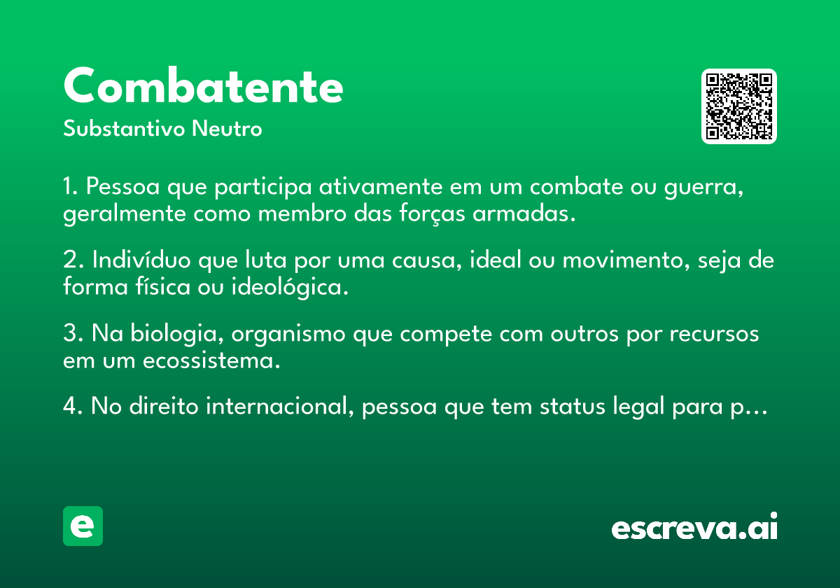 combatente