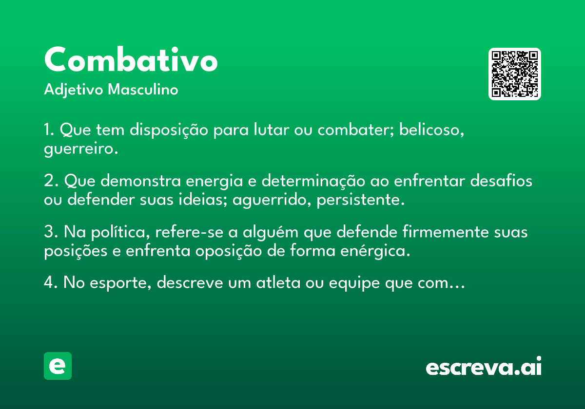 combativo