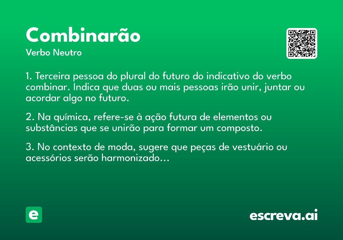 combinarão