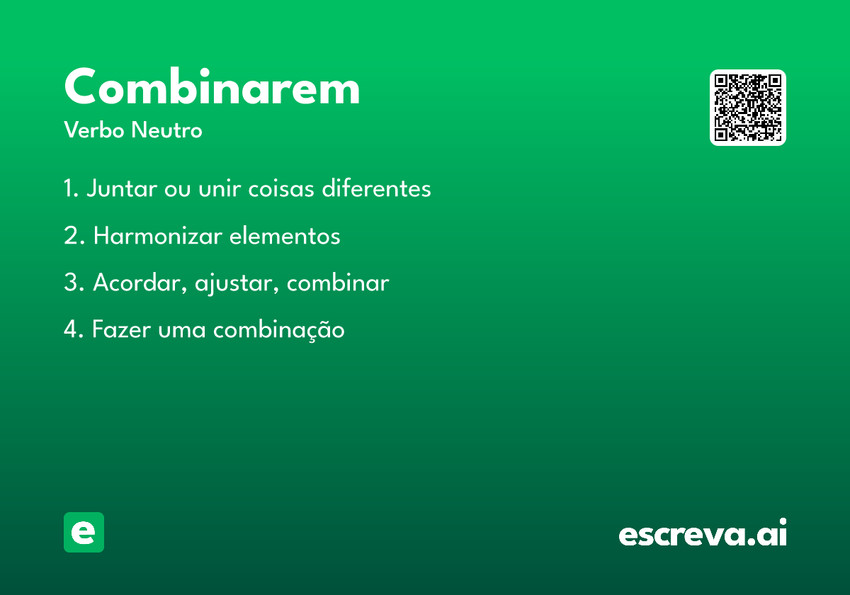 combinarem