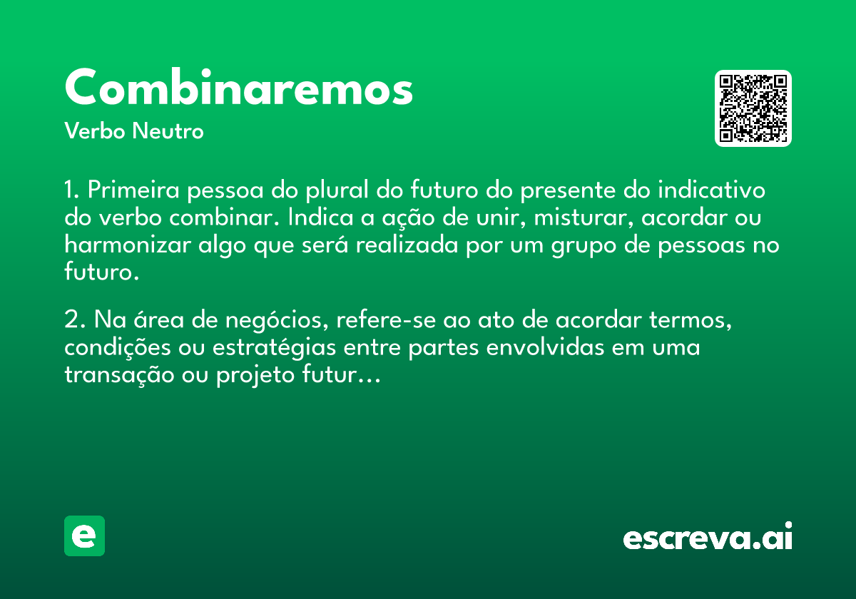combinaremos