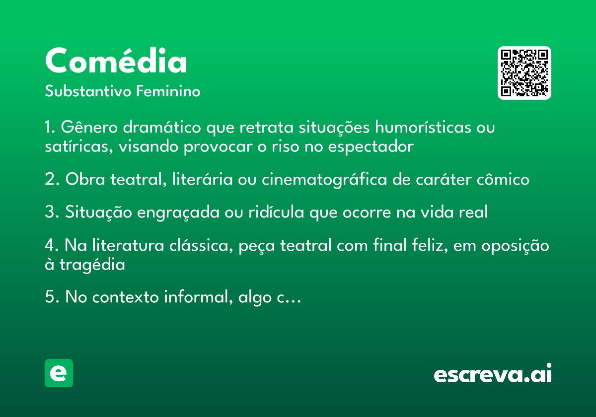 comédia