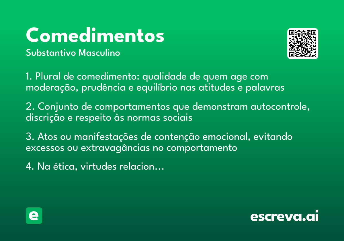 comedimentos