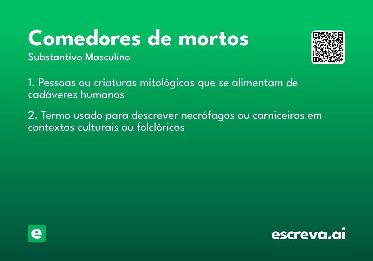 comedores de mortos
