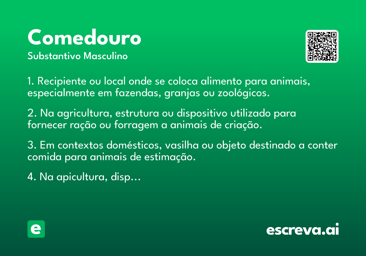 comedouro