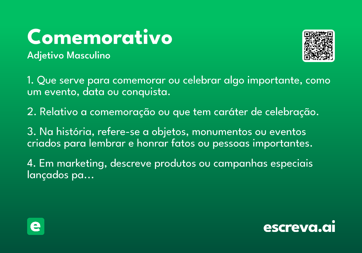 comemorativo