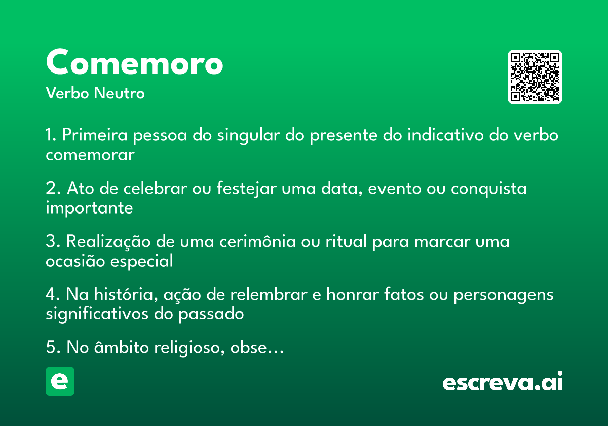comemoro