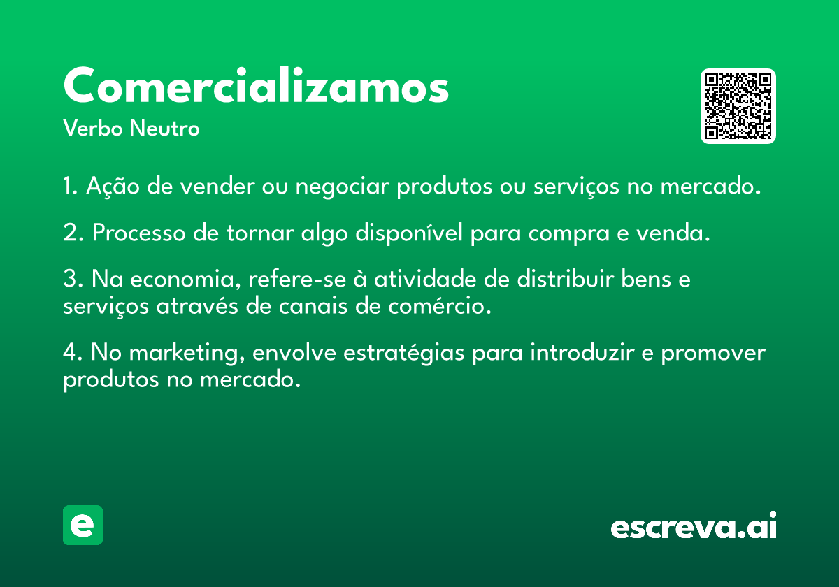 comercializamos