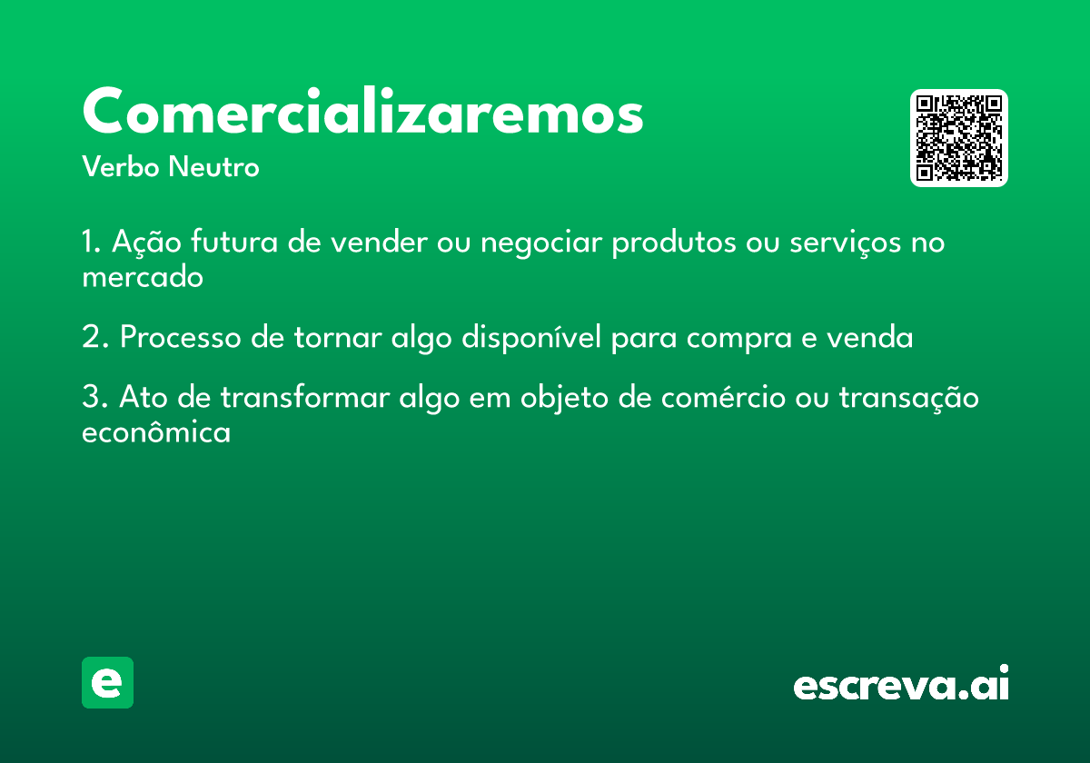 comercializaremos