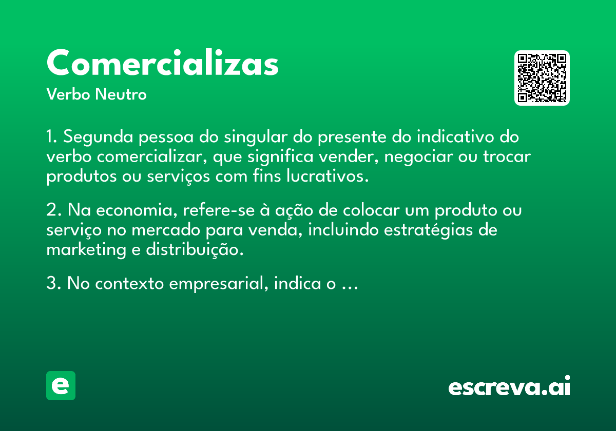 comercializas