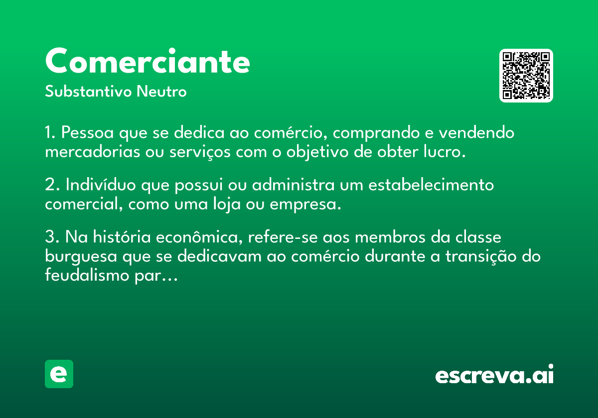 comerciante