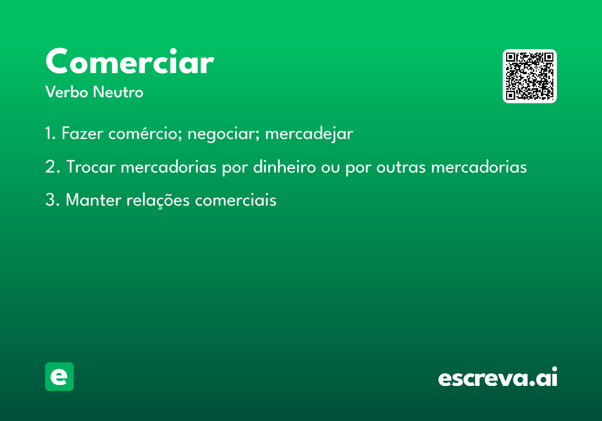 comerciar