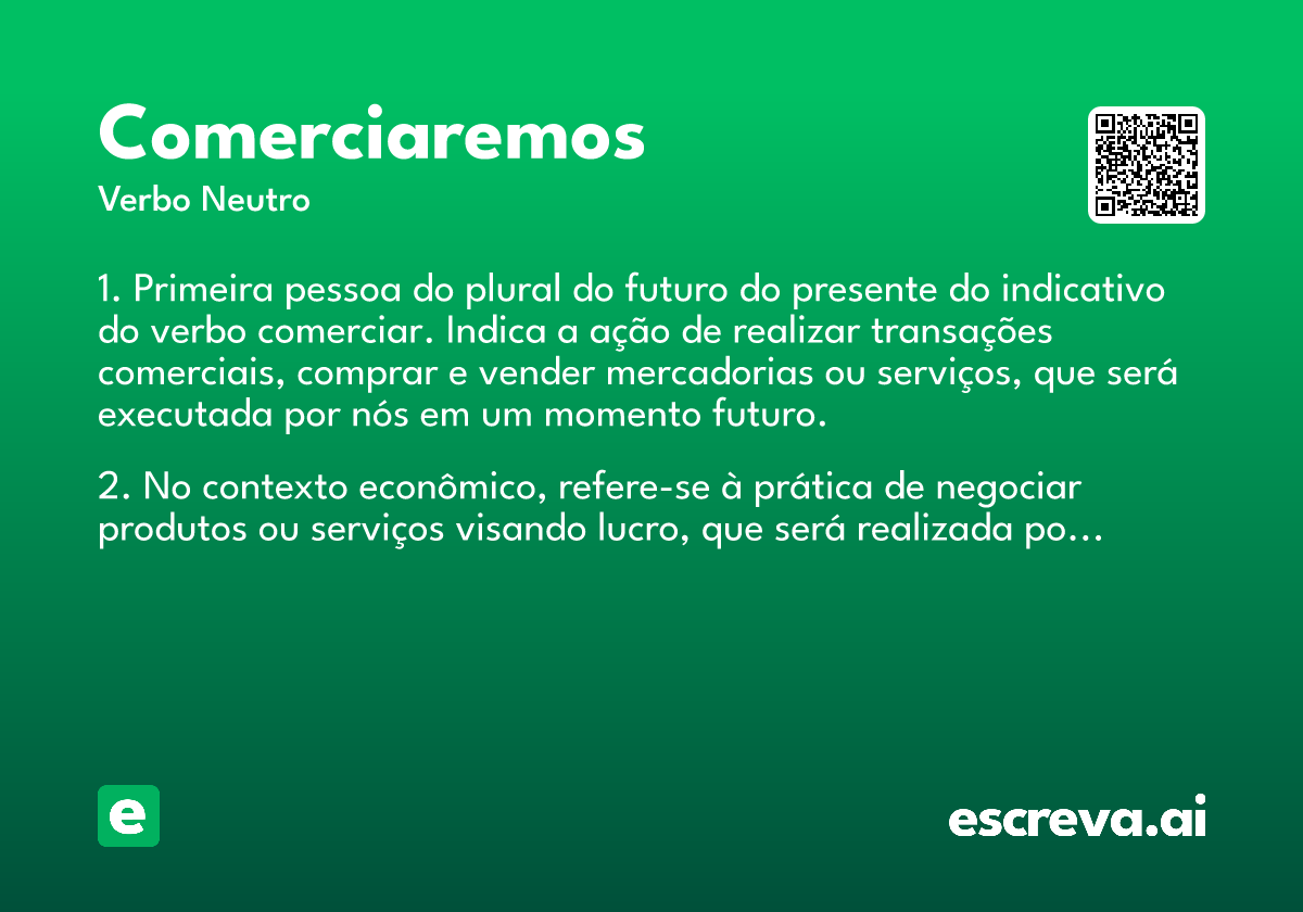 comerciaremos