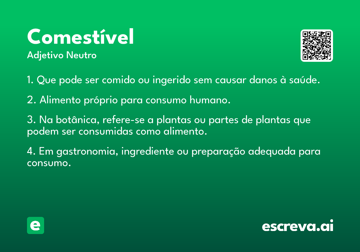 comestível