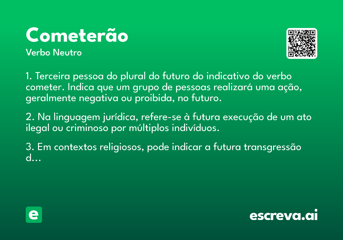 cometerão
