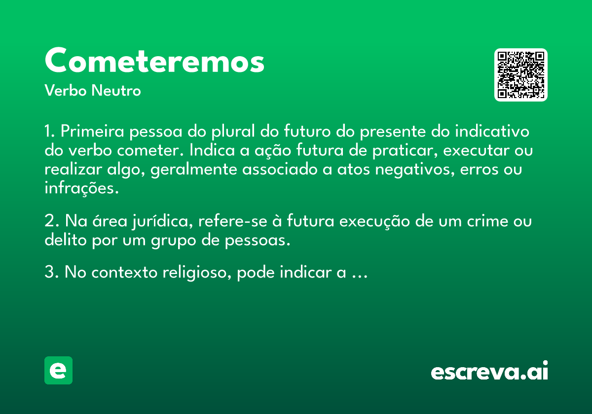 cometeremos