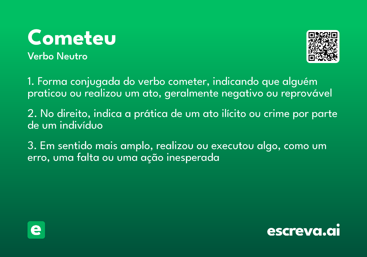 cometeu