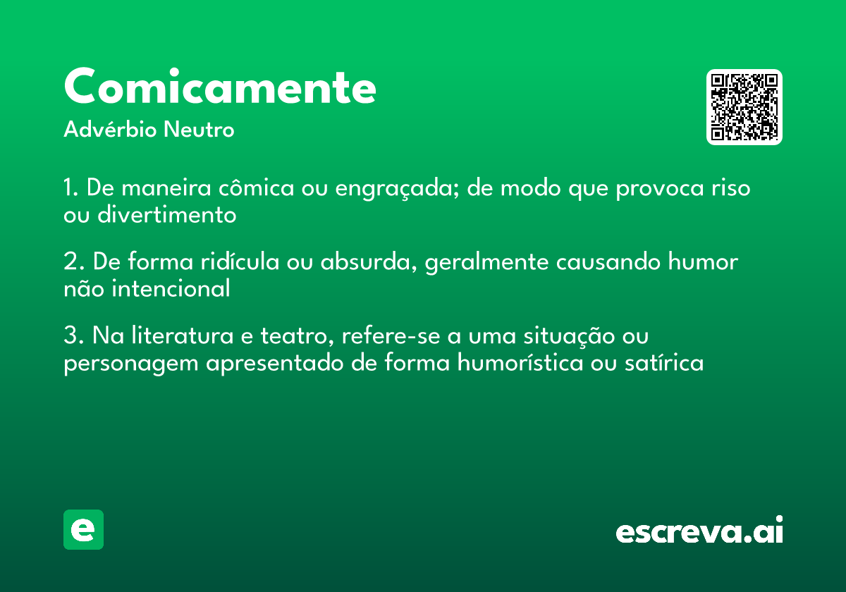 comicamente