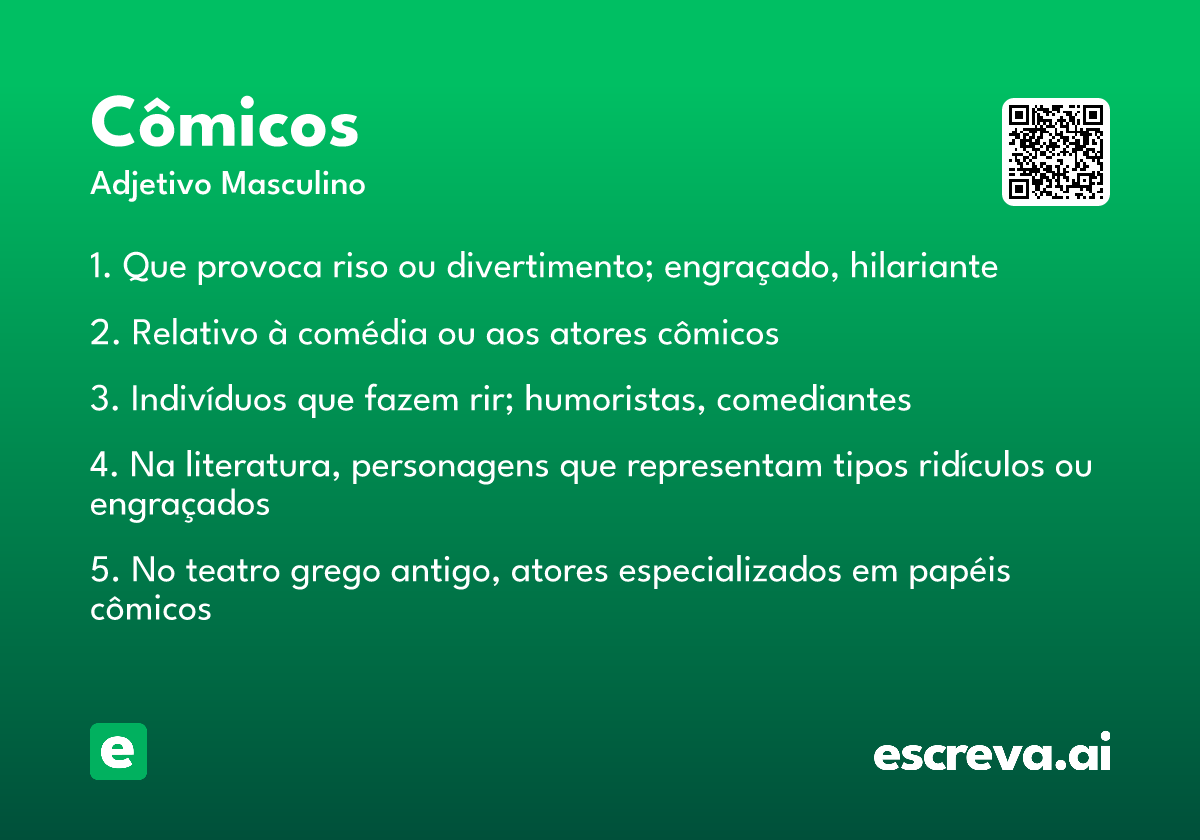 cômicos