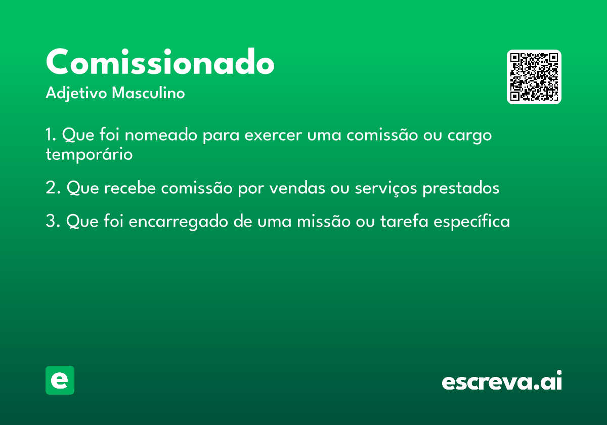 comissionado