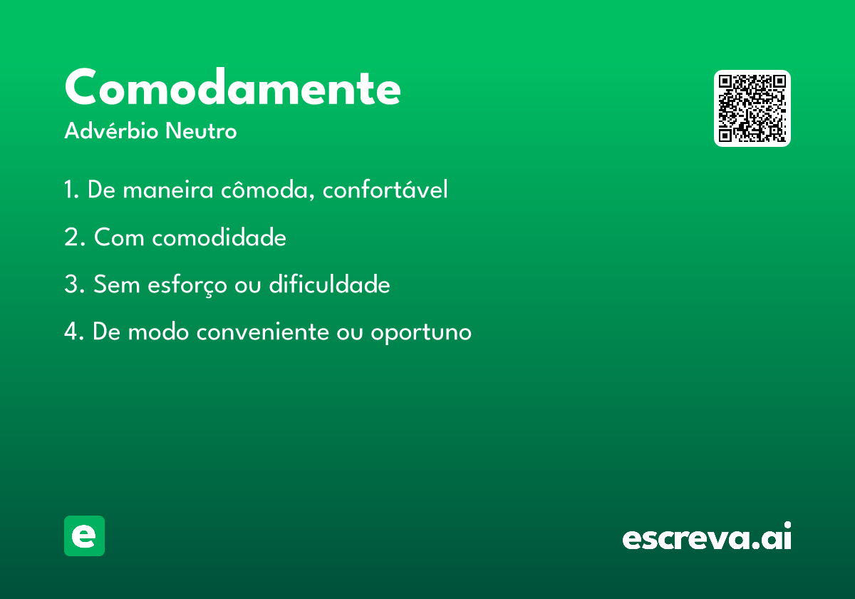 comodamente