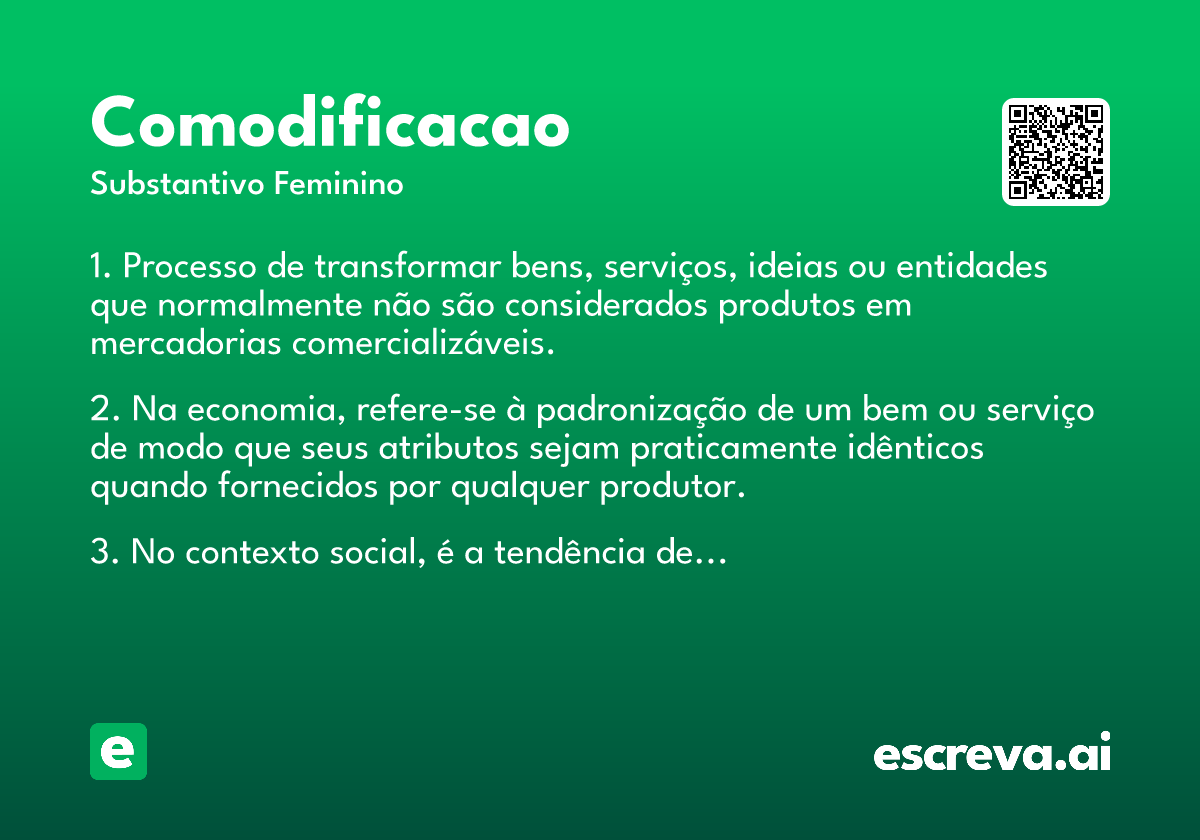 comodificacao