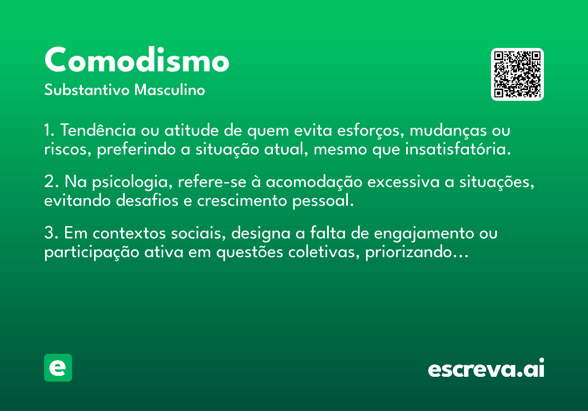 comodismo