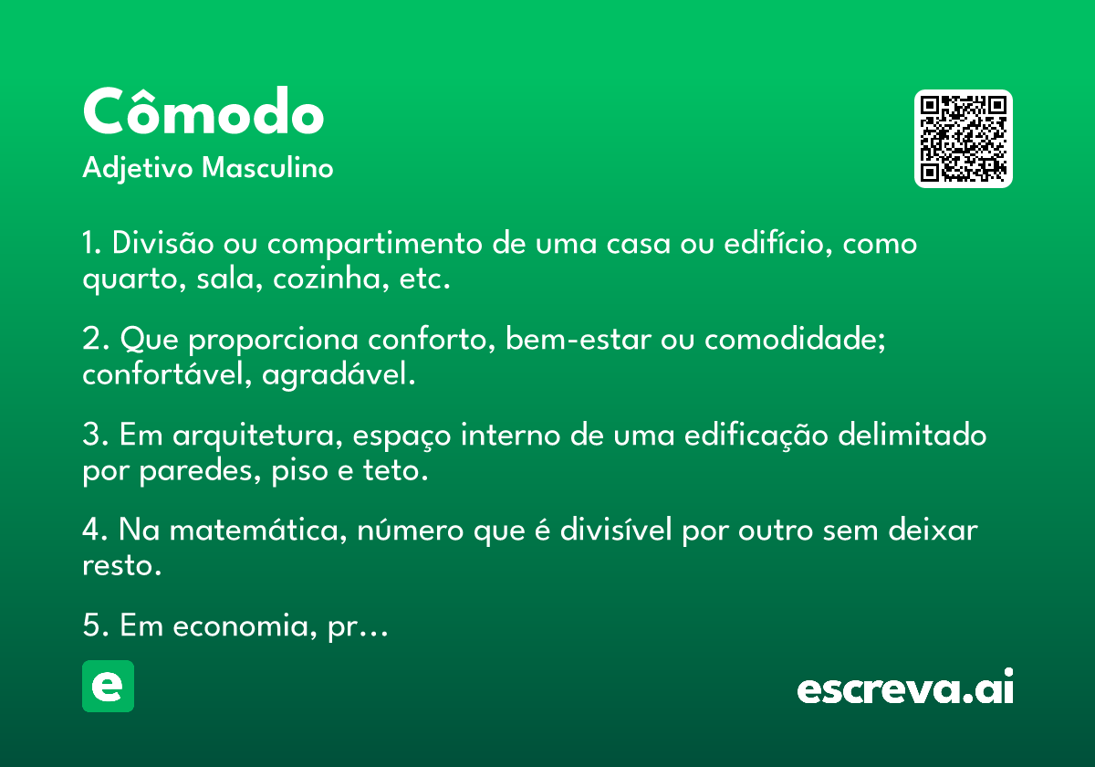 cômodo