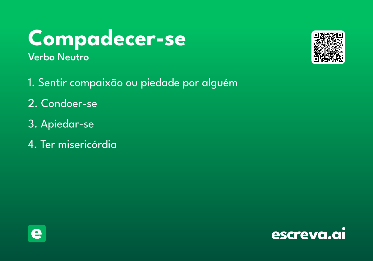 compadecer-se