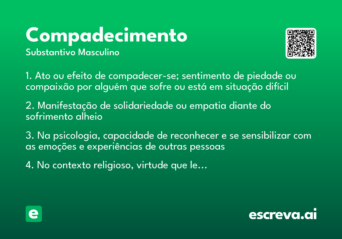 compadecimento