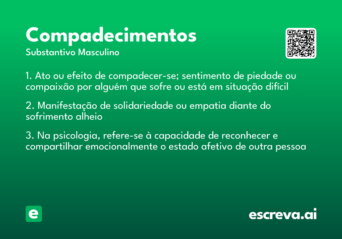 compadecimentos