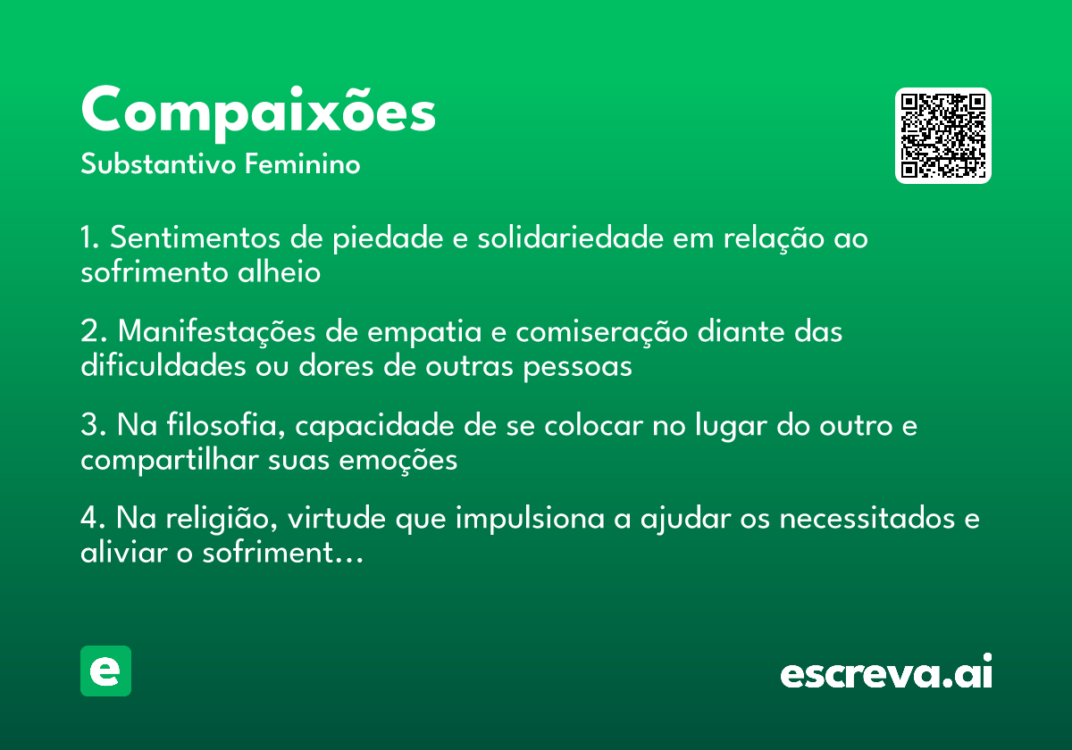 compaixões