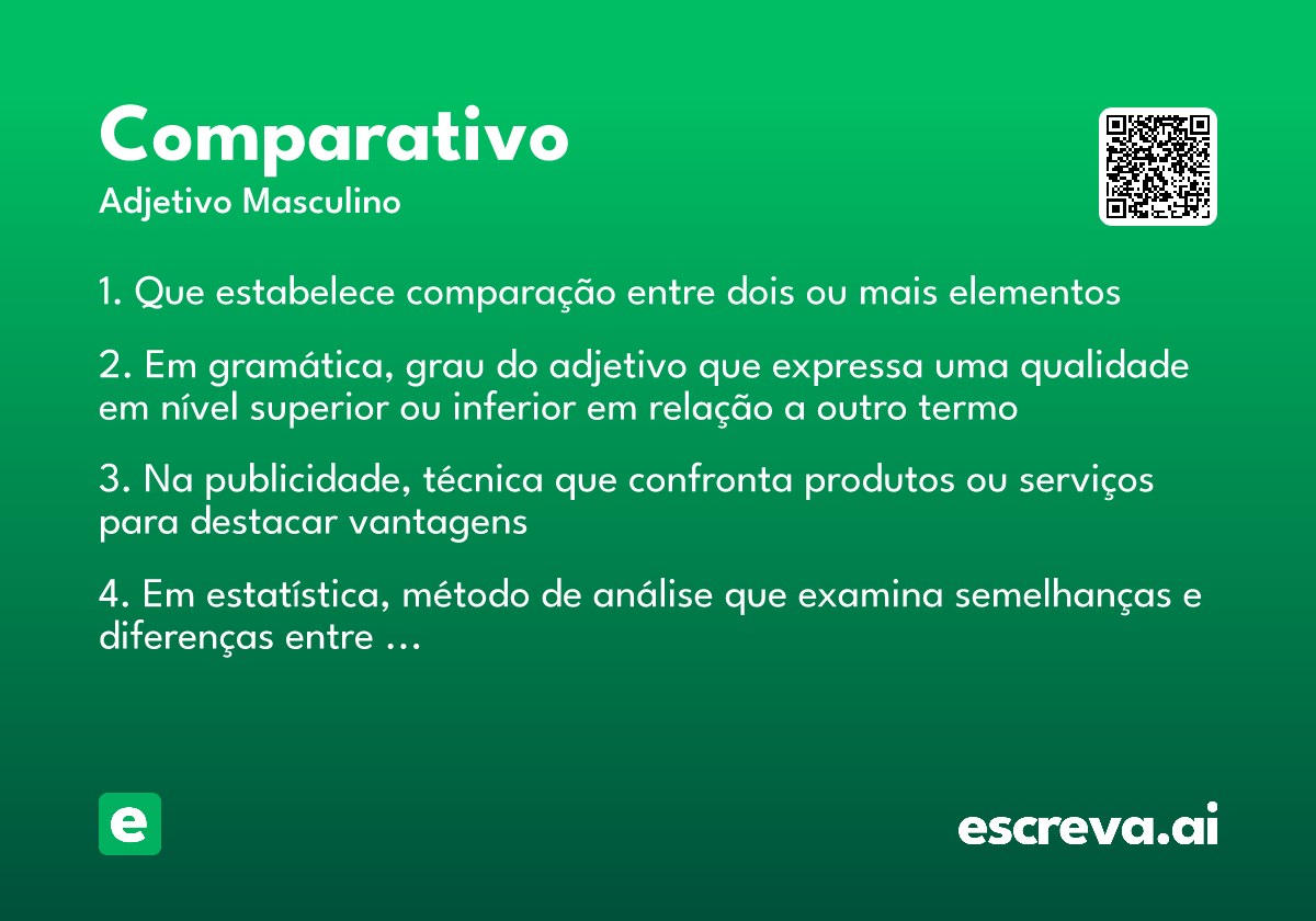 comparativo