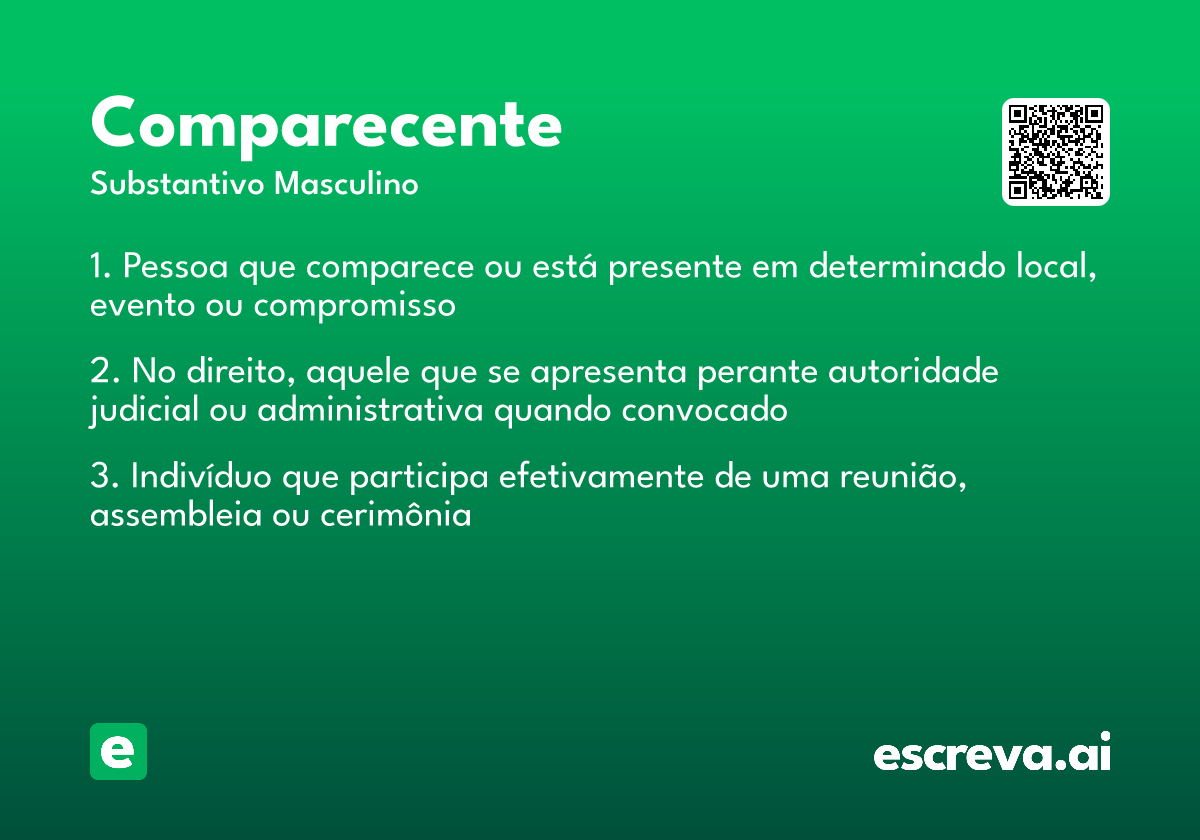 comparecente