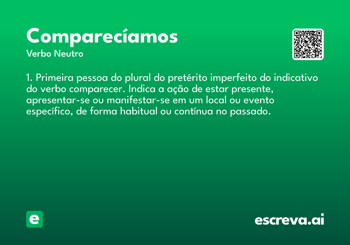 comparecíamos