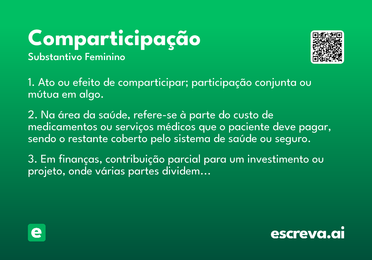 comparticipação