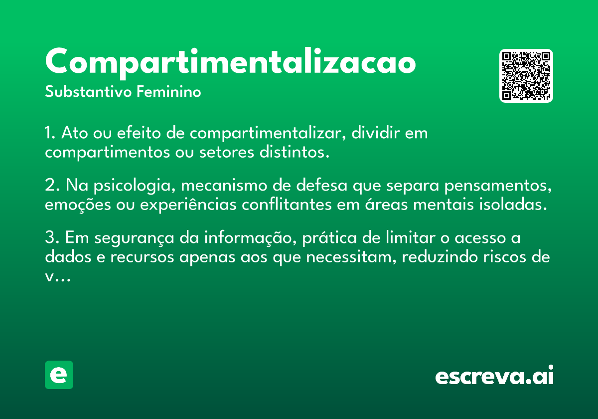 compartimentalizacao
