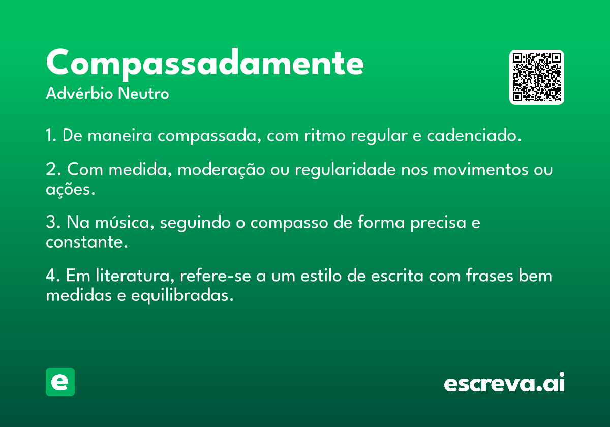 compassadamente