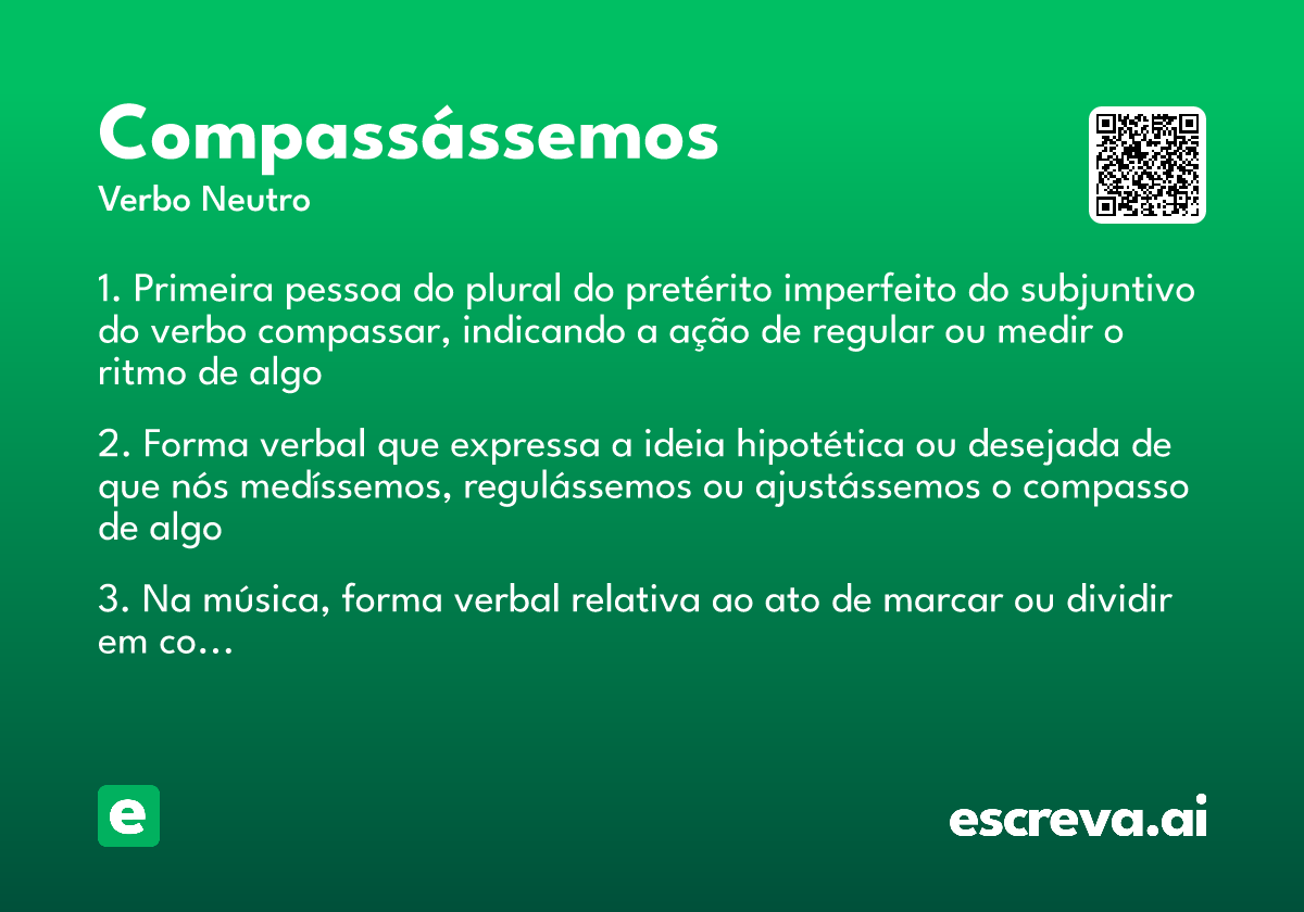 compassássemos