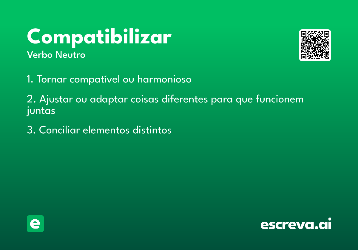 compatibilizar