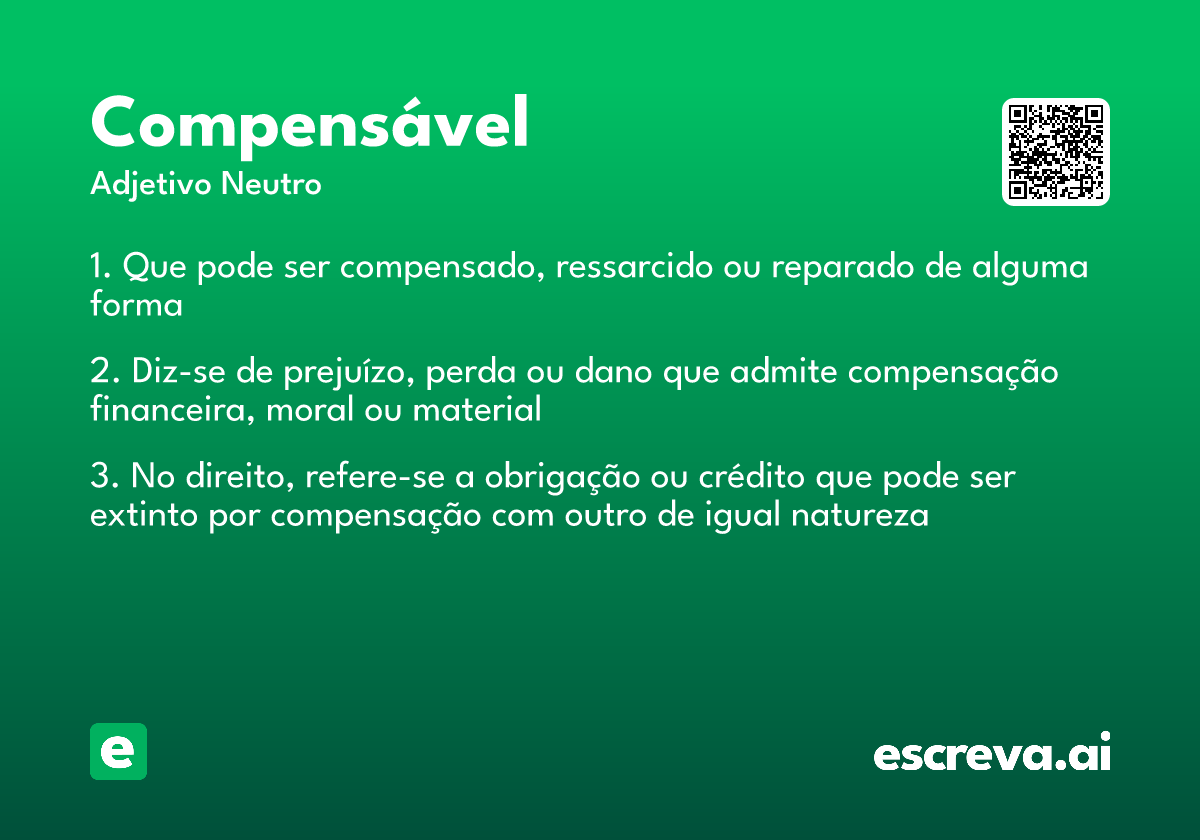 compensável