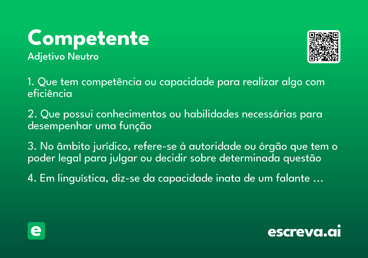 competente