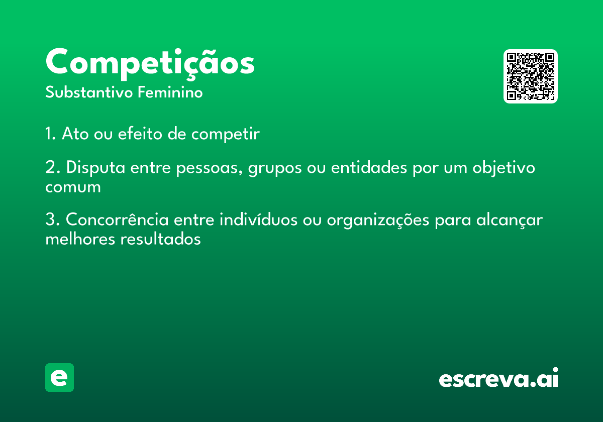 competiçãos