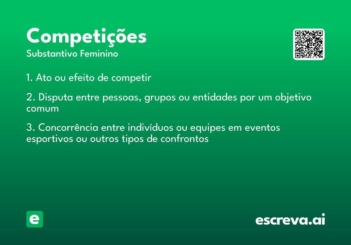 competições