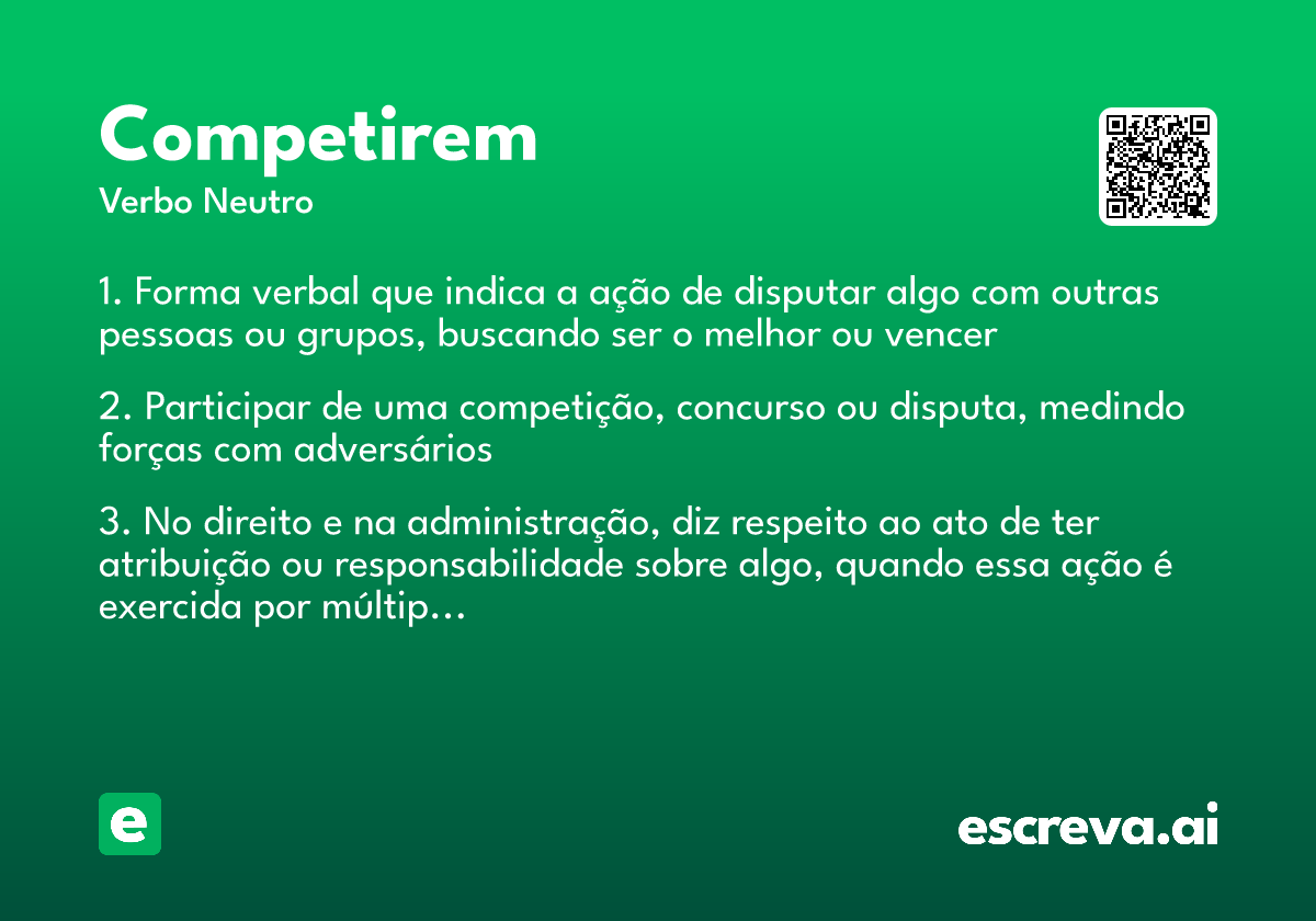 competirem