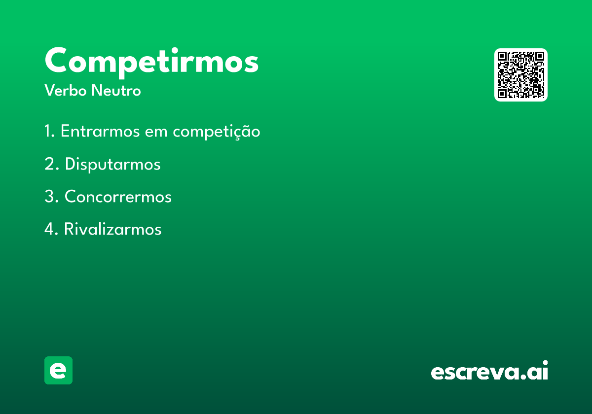 competirmos