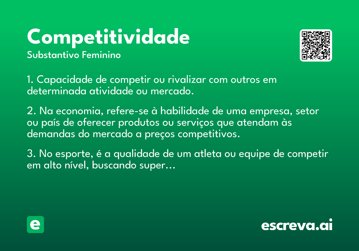 competitividade