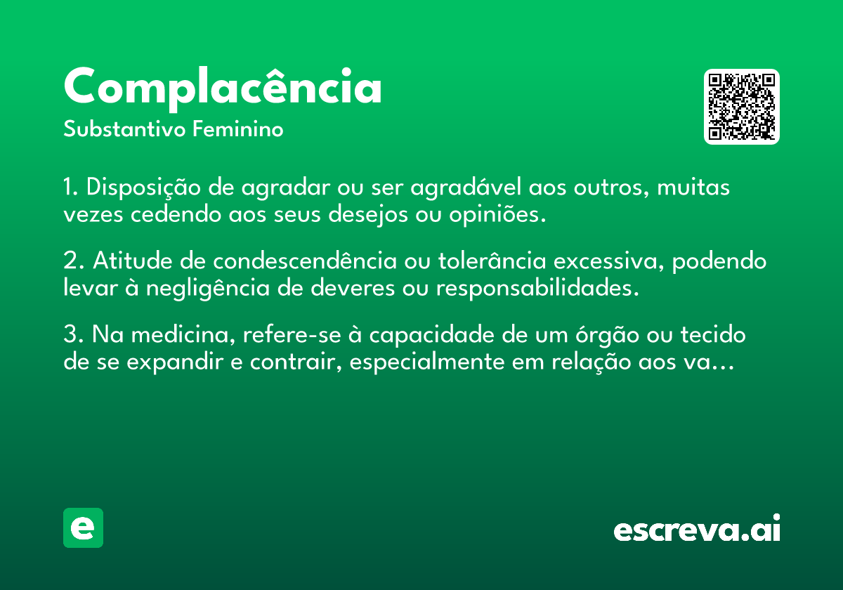 complacência